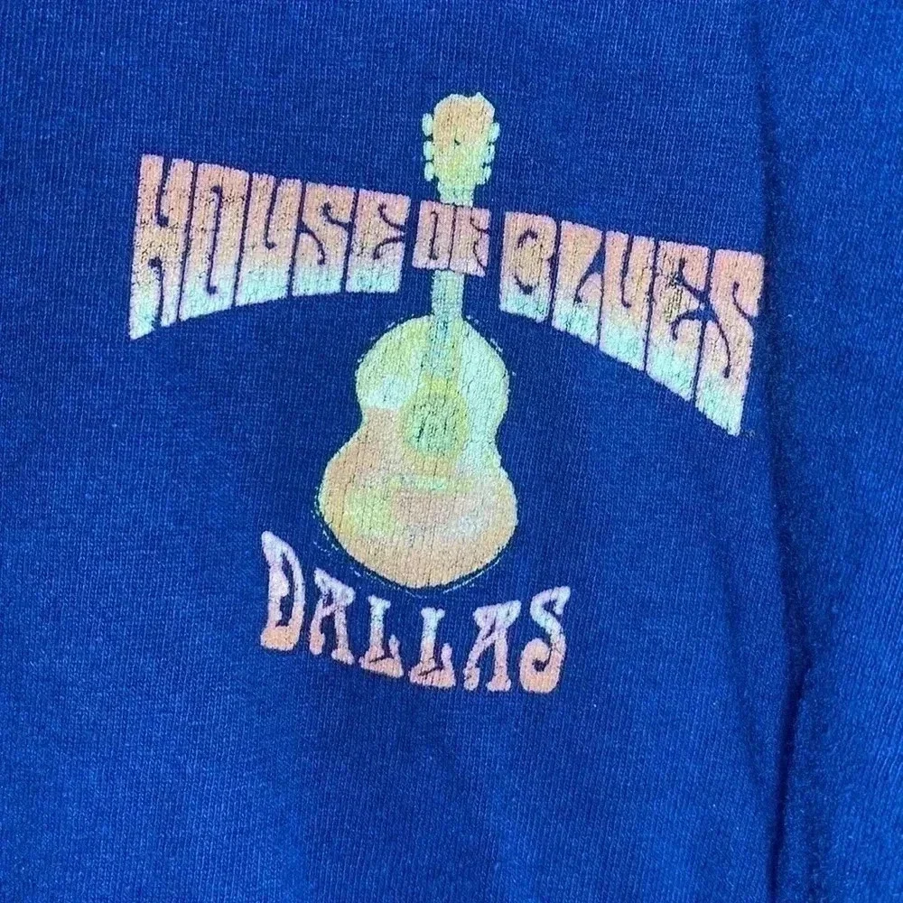 Vintage House of Blues t-shirt Large Blue Short Sleeve